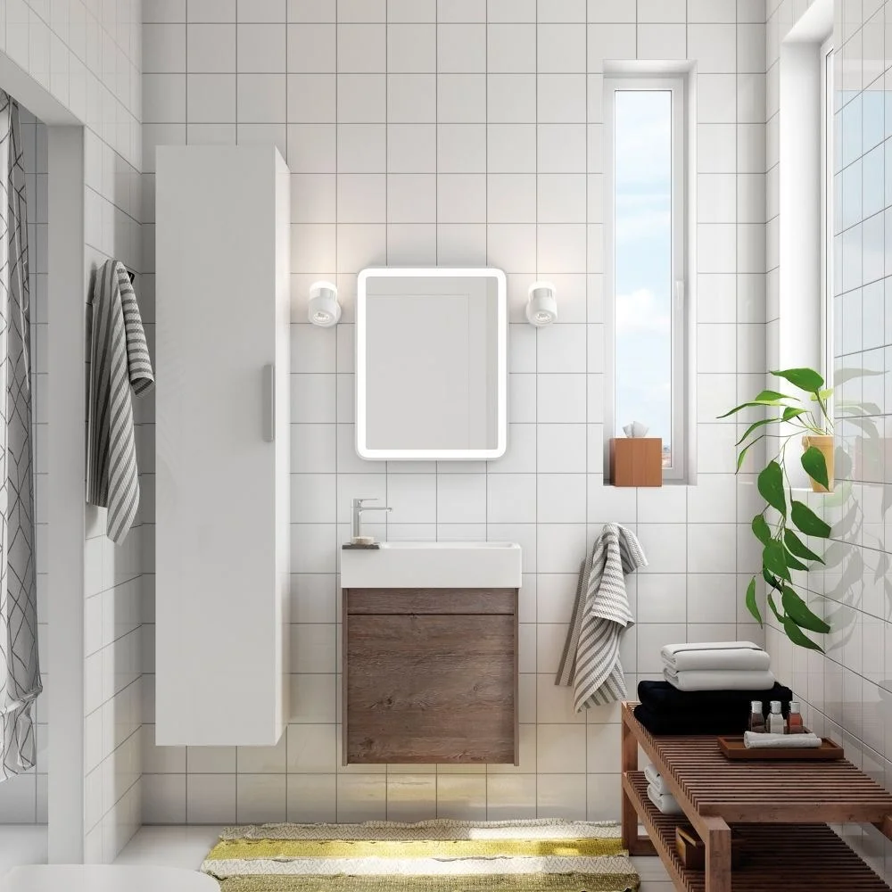 Тумба под раковину ART&MAX FAMILY Family-500-1D-SO-PS подвесная с одной распашной дверцей, Pino Sibe Тумба под раковину ART&MAX FAMILY Family-500-1D-SO-PS подвесная с одной распашной дверцей, Pino Sibe