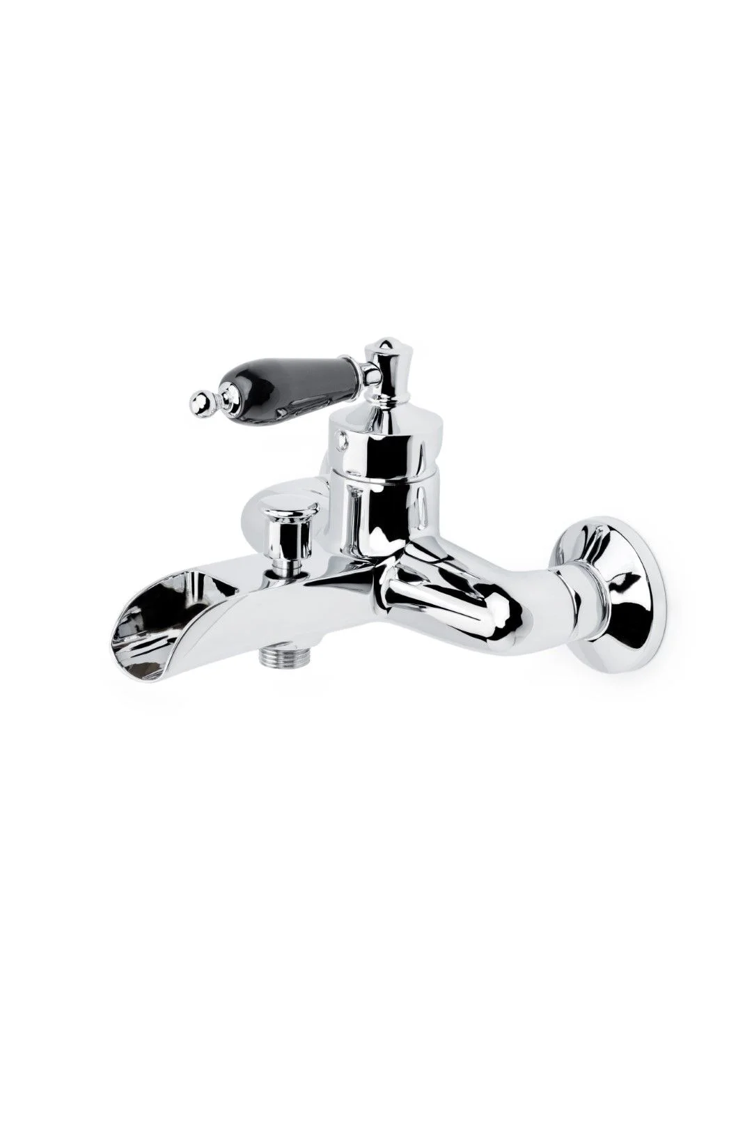 Смеситель для ванны Boheme Vogue хром с черной керамикой 223-BLC хром Смеситель для ванны Boheme Vogue хром с черной керамикой 223-BLC хром