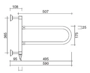 Полотенцесушитель электрический Margaroli Vento (Венто) 515 BOX, 515507CRB Полотенцесушитель электрический Margaroli Vento (Венто) 515 BOX, 515507CRB