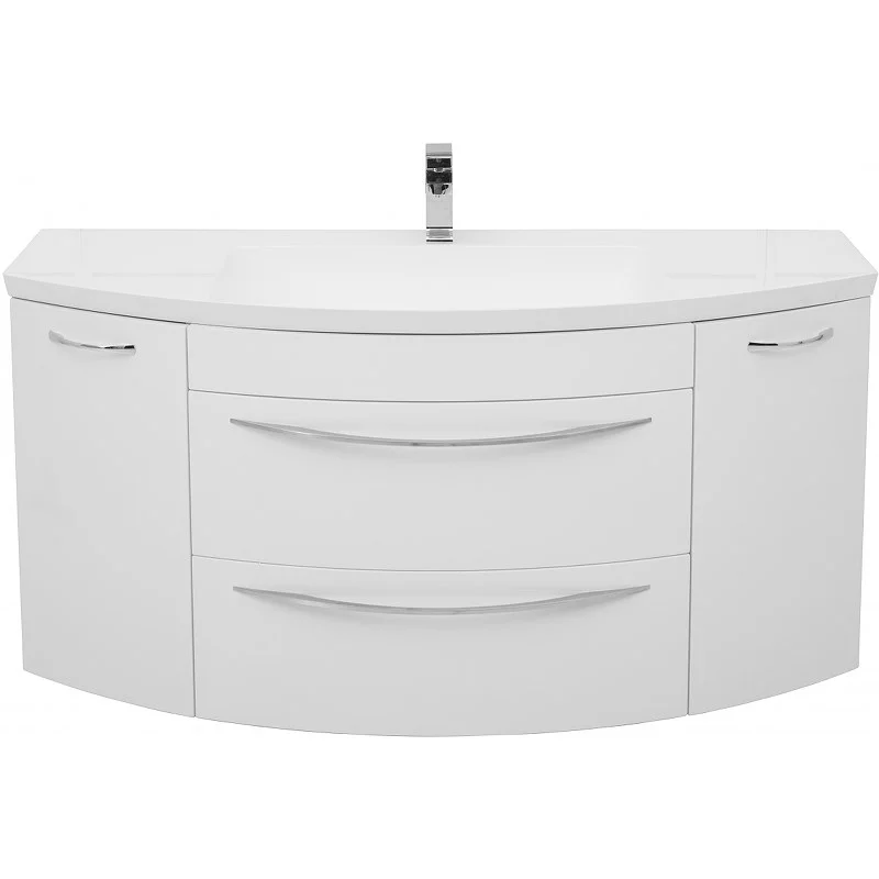 Тумба под раковину De Aqua Лонг 140 белый 00186446 Тумба под раковину De Aqua Лонг 140 белый 00186446