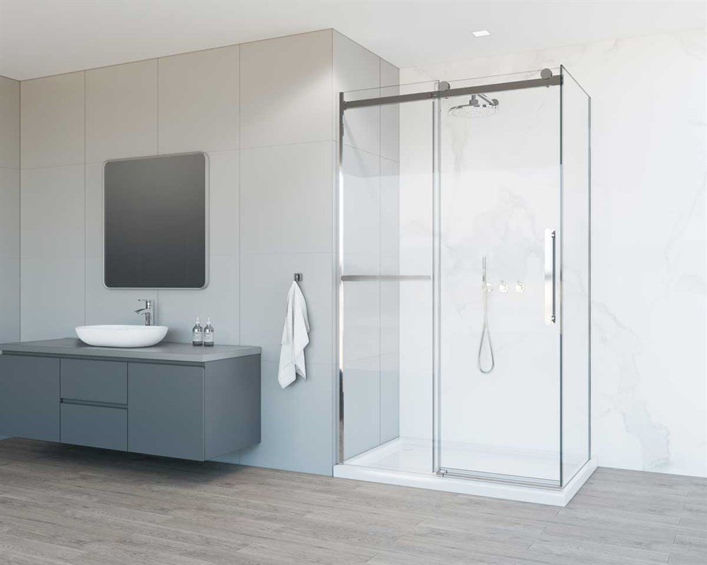 Детальная картинка товара «душевой уголок vincea como soft vsr-1cs9012cl, 1200x900, хром, стекло прозрачное»