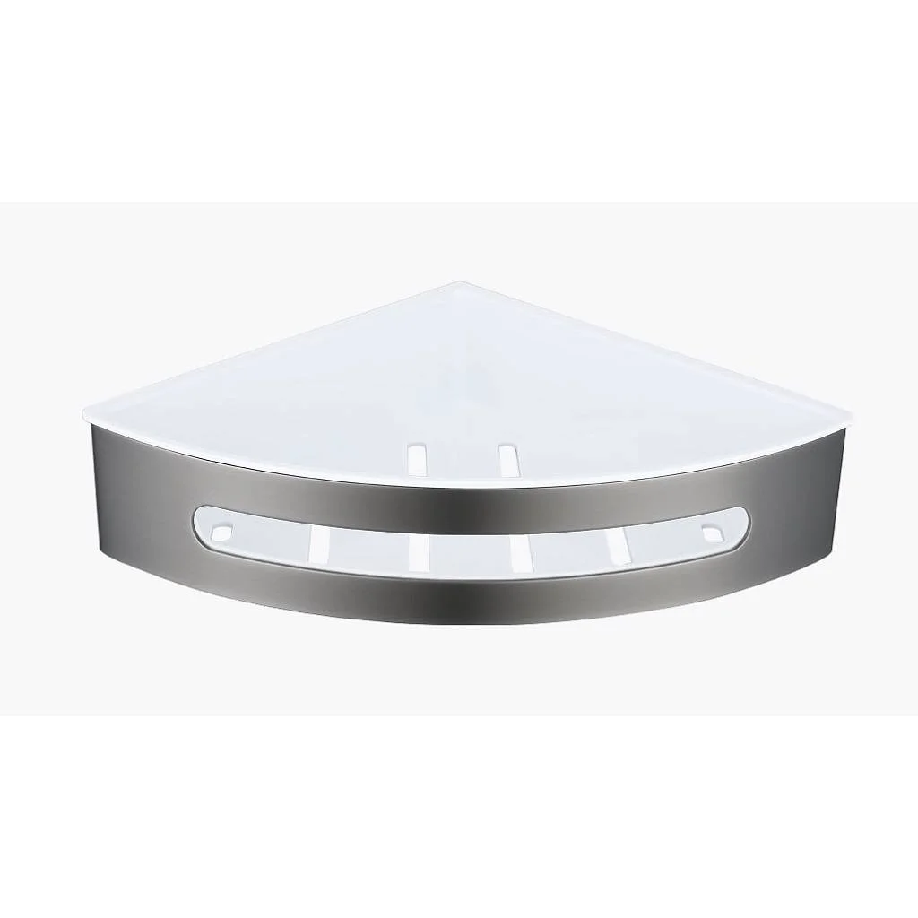 Полка Raglo R340.01.09 угловая 205x205x55мм графит Полка Raglo R340.01.09 угловая 205x205x55мм графит