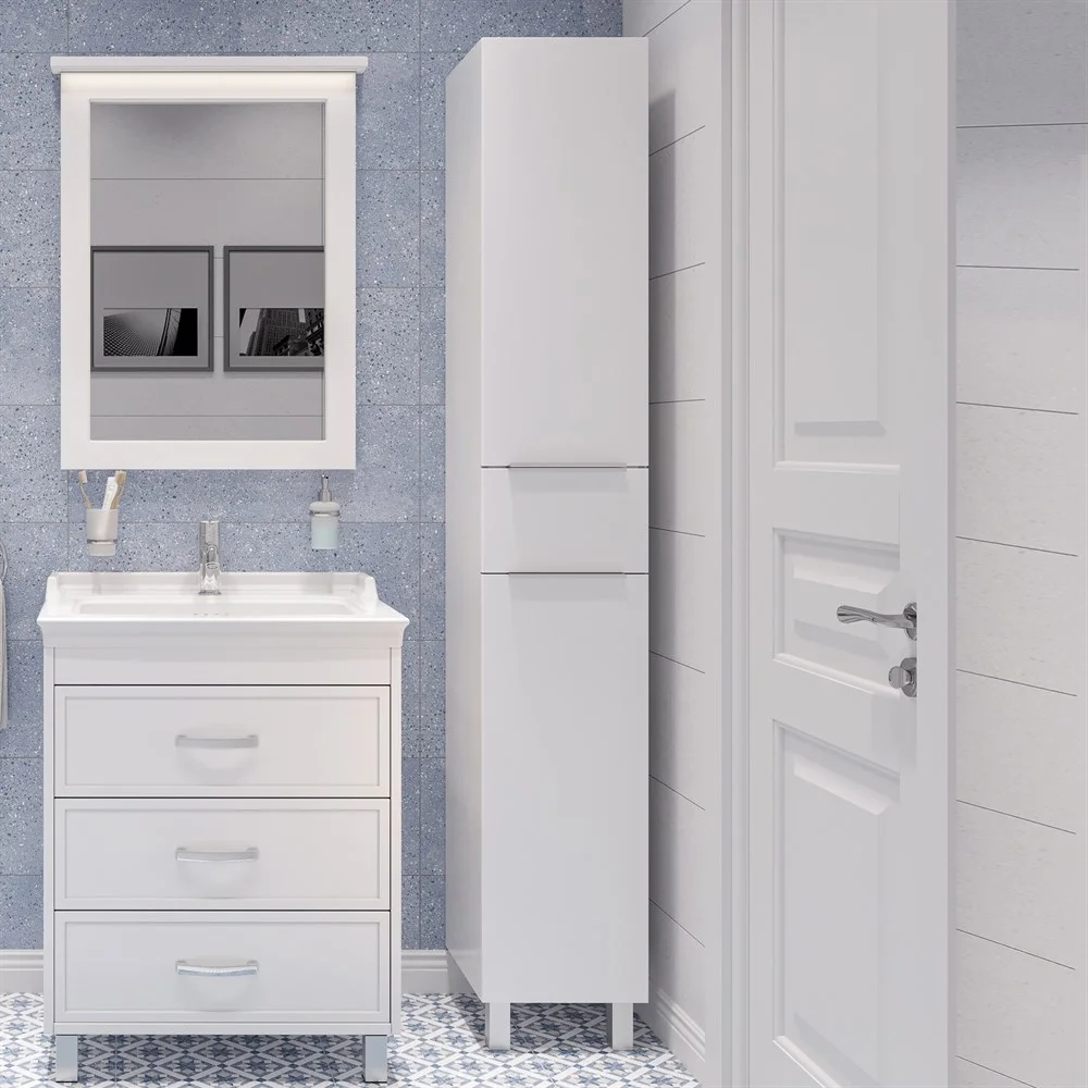 Шкаф-пенал STWORKI Копенгаген 195 R белый 463544 Шкаф-пенал STWORKI Копенгаген 195 R белый 463544