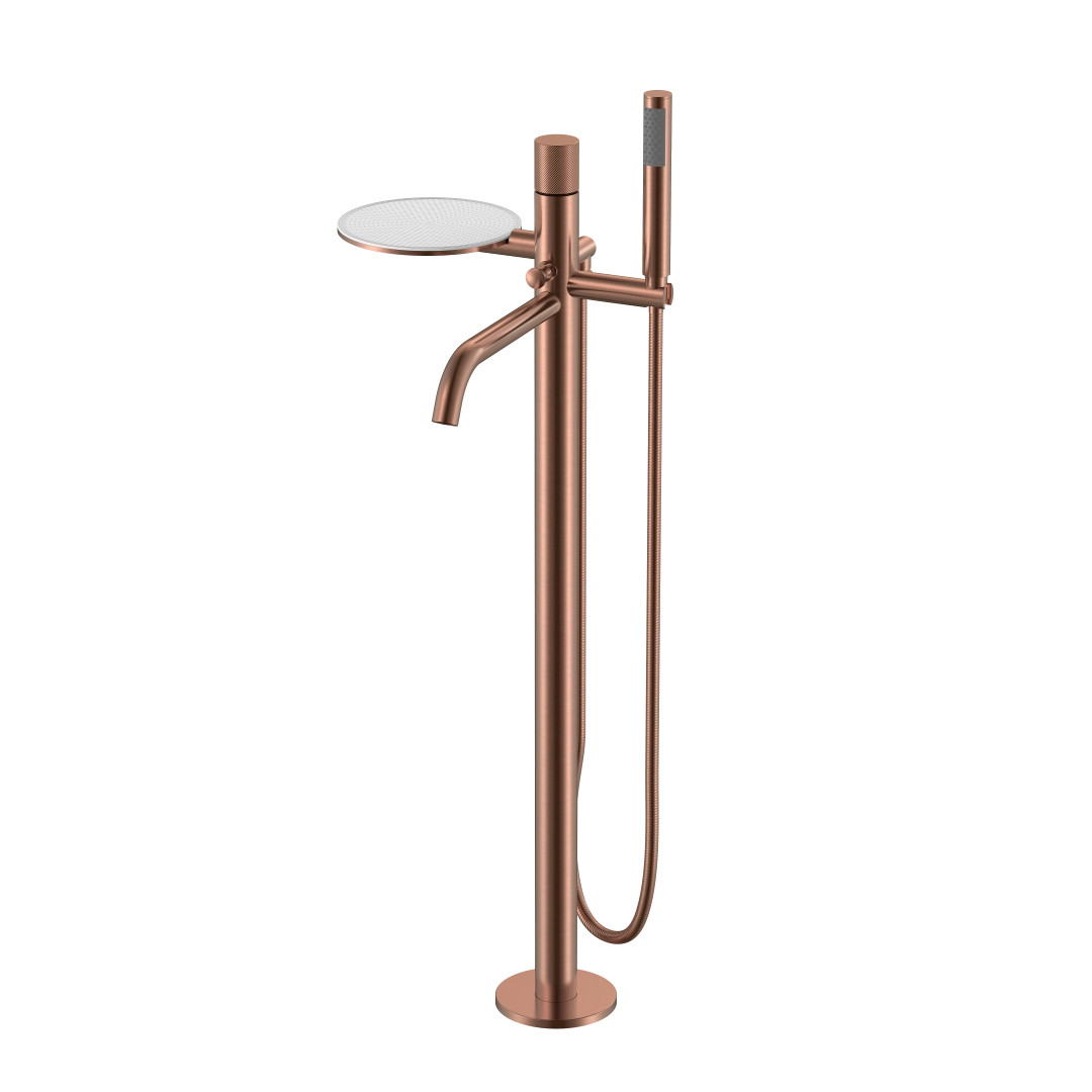 Смеситель для ванны Boheme Stick 129-CB.4 напольный Copper Brushed SPIRALE Смеситель для ванны Boheme Stick 129-CB.4 напольный Copper Brushed SPIRALE