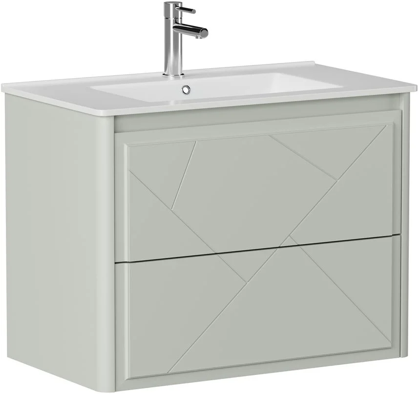 Тумба под раковину Allen Brau Paris 80 1.360001.PWM папирус матовый Тумба под раковину Allen Brau Paris 80 1.360001.PWM папирус матовый