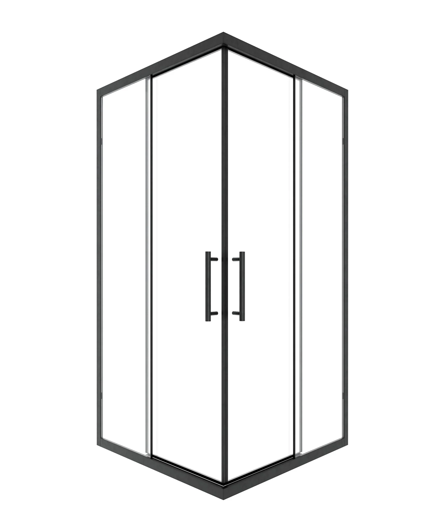 Душевой уголок Timo (T41) TKSS-100/03C-8 1000x1000x2000, профиль черный, стекло прозрачное 8 мм Душевой уголок Timo (T41) TKSS-100/03C-8 1000x1000x2000, профиль черный, стекло прозрачное 8 мм