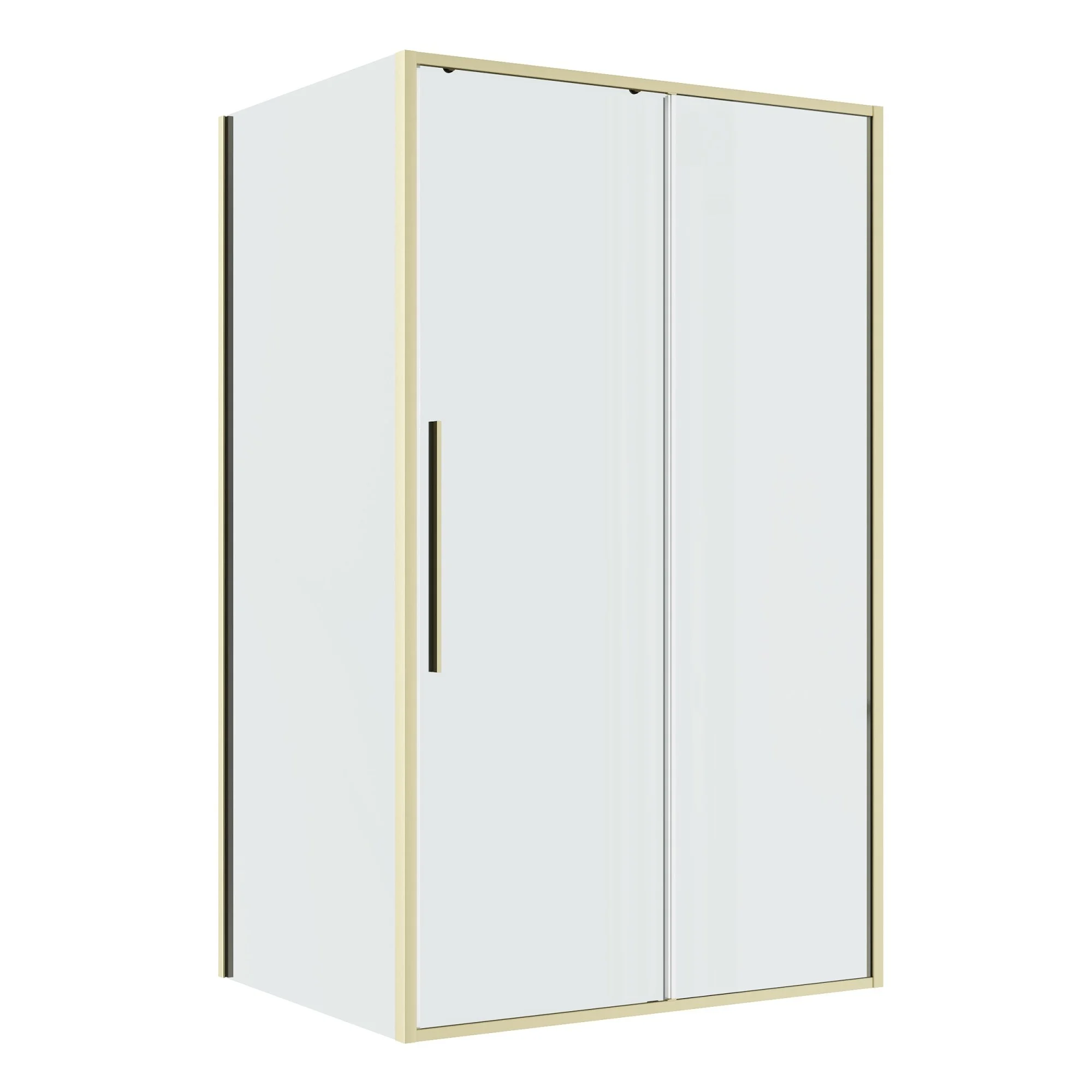 Душевой уголок Niagara Nova NG-44-13ASG-A90SG-34 (130х90х195) прямоугольник, раздвижная, золото сатин, стекло прозрачное Душевой уголок Niagara Nova NG-44-13ASG-A90SG-34 (130х90х195) прямоугольник, раздвижная, золото сатин, стекло прозрачное