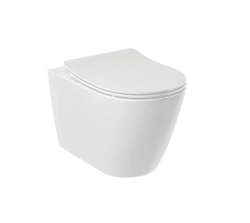 Унитаз подвесной Kludi RESA R 23WCSET43 керамический с сиденьем Унитаз подвесной Kludi RESA R 23WCSET43 керамический с сиденьем