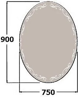 Зеркало De Aqua Декор 7590 DKR 402 075 Зеркало De Aqua Декор 7590 DKR 402 075