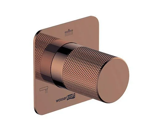 Переключатель потоков WasserKRAFT A310 на 3 выхода розовое золото Переключатель потоков WasserKRAFT A310 на 3 выхода розовое золото