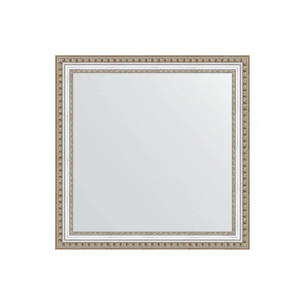 Зеркало в багетной раме Evoform Definite BY 0782 65 x 65 см, золотые бусы на серебре Зеркало в багетной раме Evoform Definite BY 0782 65 x 65 см, золотые бусы на серебре