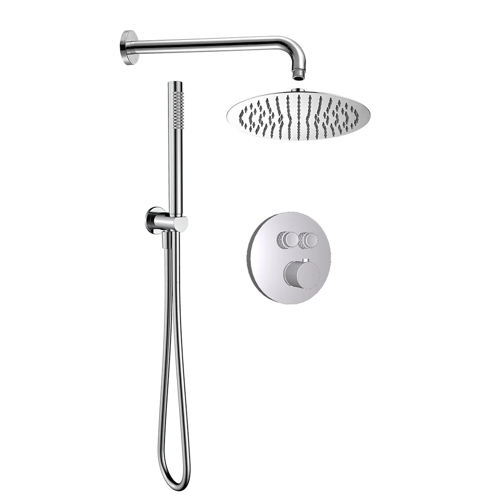 Душевая система AQUAme AQM8405CR с термостатом, хром Душевая система AQUAme AQM8405CR с термостатом, хром