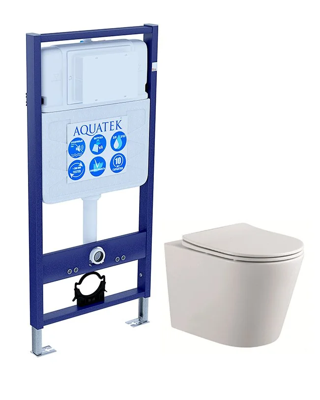 Комплект унитаза Aquatek ВЕГА AQ1904-00 с инсталляцией INS-0000012 без клавиши и крепежа с тонким си SET AQUATEK ВЕГА cmp Комплект унитаза Aquatek ВЕГА AQ1904-00 с инсталляцией INS-0000012 без клавиши и крепежа с тонким си SET AQUATEK ВЕГА cmp