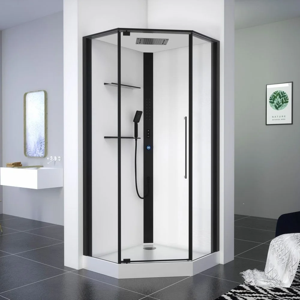 Душевая кабина Black&White G8035 (900х900х2140) 8035000 Душевая кабина Black&White G8035 (900х900х2140) 8035000