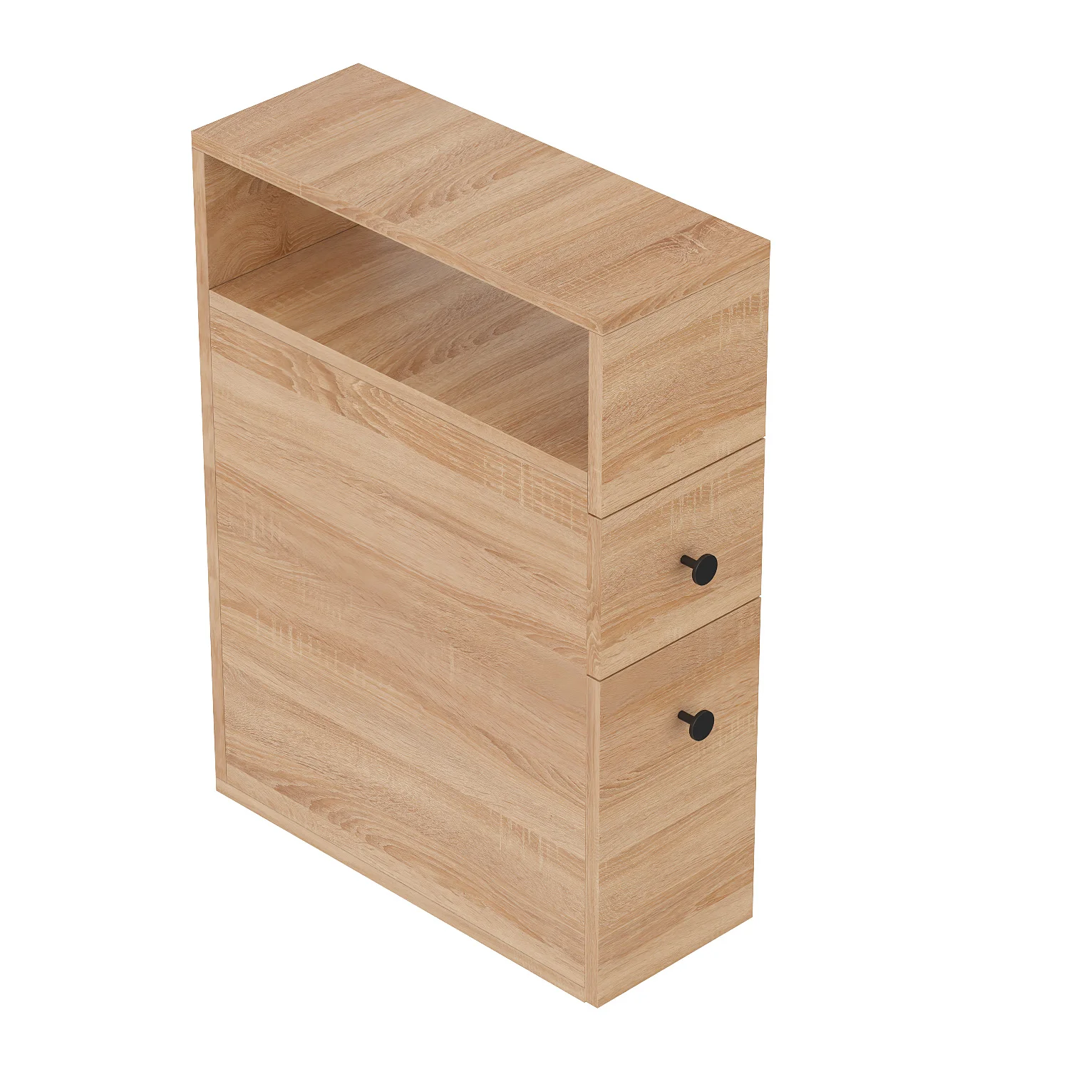 Шкаф-пенал Onika Кроун 20 см 402002 напольный, дуб сонома Шкаф-пенал Onika Кроун 20 см 402002 напольный, дуб сонома