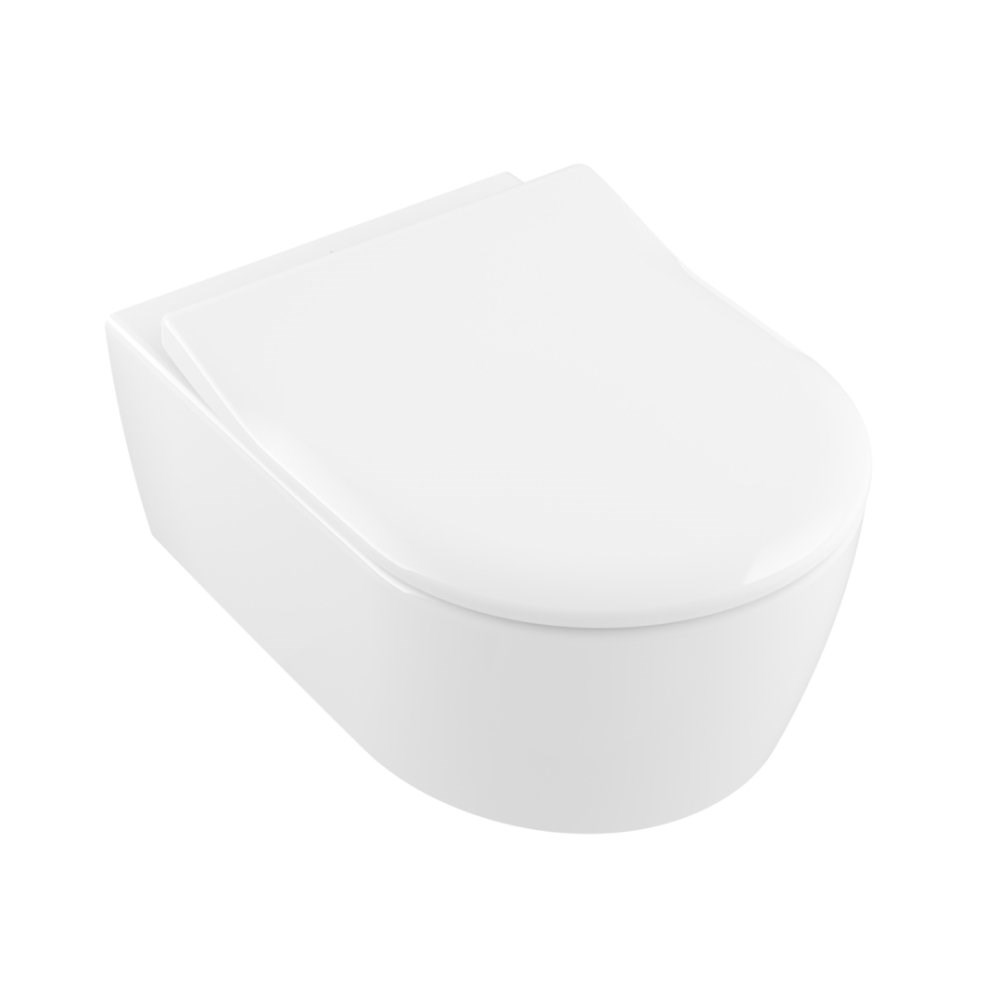 Детальная картинка товара «крышка-сиденье villeroy & boch avento softclosing quickrelease slimseat 9m87s101»