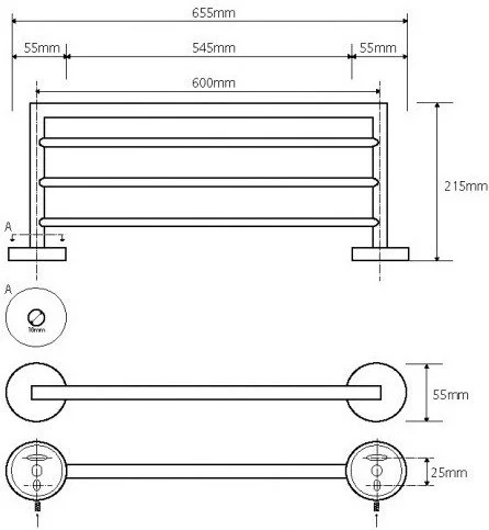 Полотенцедержатель Bemeta NEO 104205085 Полотенцедержатель Bemeta NEO 104205085