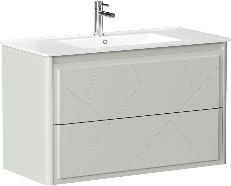 Тумба под раковину Allen Brau Paris 100 1.360002.PWM папирус матовый Тумба под раковину Allen Brau Paris 100 1.360002.PWM папирус матовый