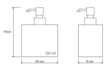 Дозатор жидкого мыла Bemeta PLAZA 118109042 Дозатор жидкого мыла Bemeta PLAZA 118109042