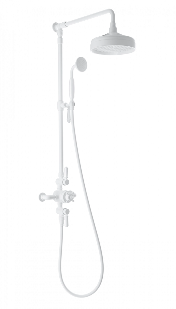Душевая система Wonzon & Woghand с термостатом, белый матовый (WW-B3041-MW) Душевая система Wonzon & Woghand с термостатом, белый матовый (WW-B3041-MW)