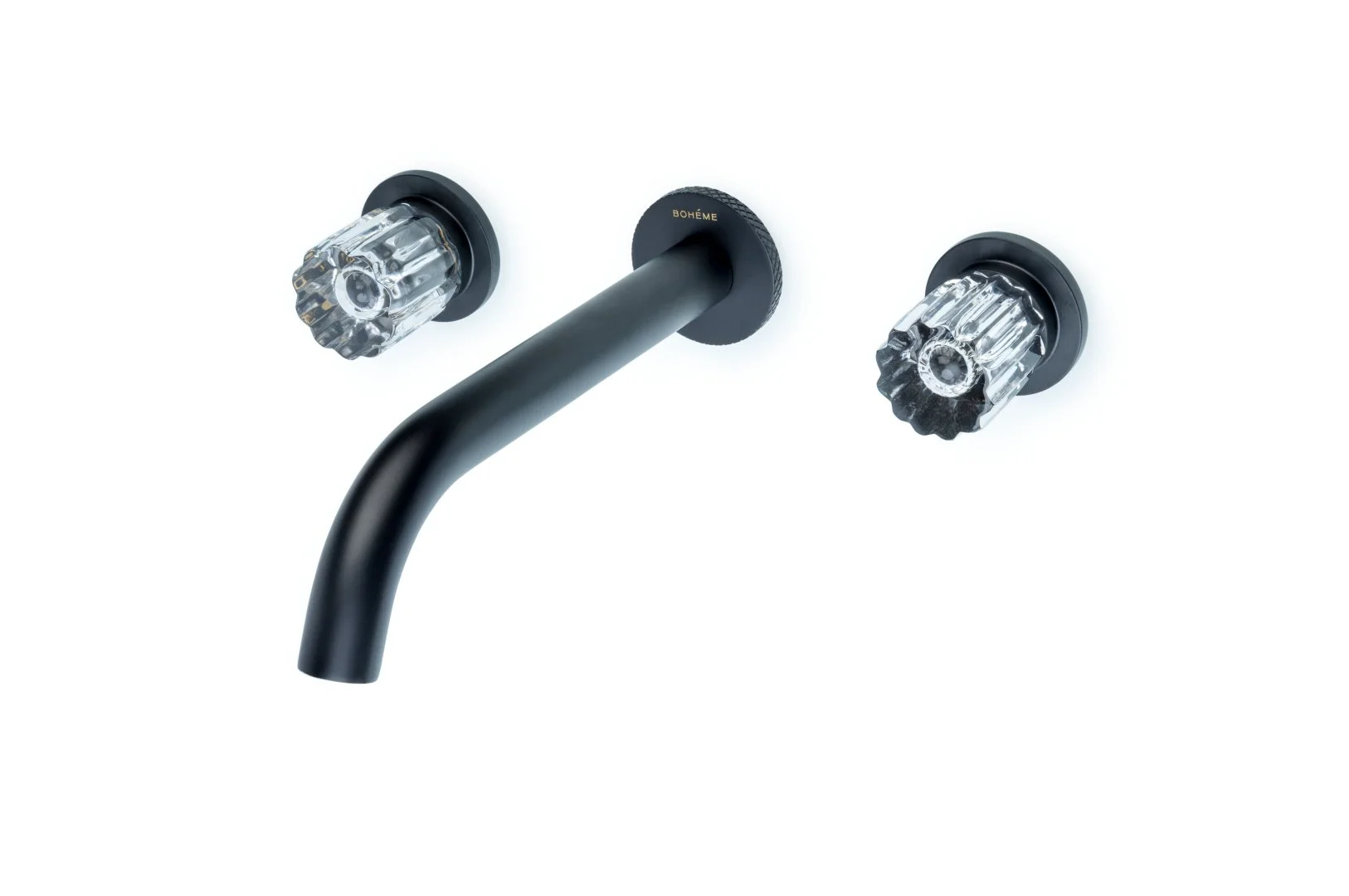 Смеситель для раковины Boheme ELEGANTE BLACK встраиваемый 152-2-B-EL Смеситель для раковины Boheme ELEGANTE BLACK встраиваемый 152-2-B-EL