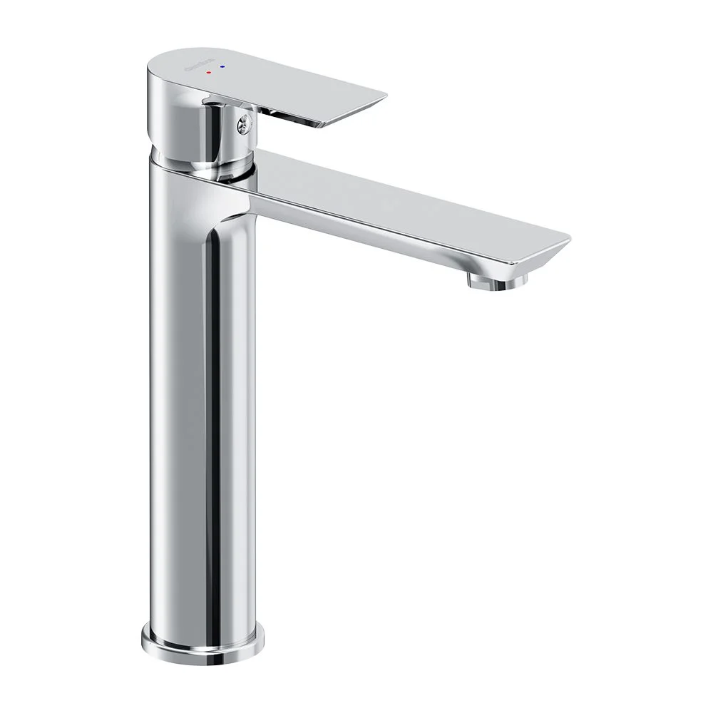 Смеситель для раковины Damixa Apollo 470250000 высокий, хром Смеситель для раковины Damixa Apollo 470250000 высокий, хром