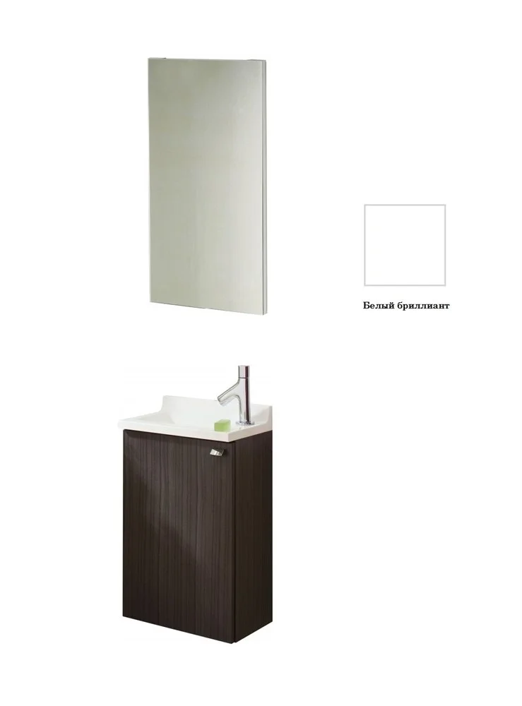 Комплект мебели 40 см Jacob Delafon Pop laminar , белый блестящий, 1 распашная дверь, 1 отверстие дл EB407-NF+EB406-00+EB285-G1C Комплект мебели 40 см Jacob Delafon Pop laminar , белый блестящий, 1 распашная дверь, 1 отверстие дл EB407-NF+EB406-00+EB285-G1C