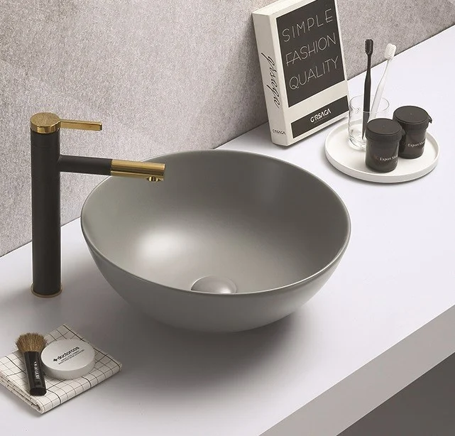 Раковина CeramaLux 104MH-5 Светло-серый Раковина CeramaLux 104MH-5 Светло-серый