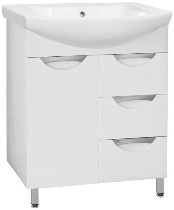 Тумба под раковину Style Line Жасмин 70 (3 ящ.) ЛС-00000036 Тумба под раковину Style Line Жасмин 70 (3 ящ.) ЛС-00000036