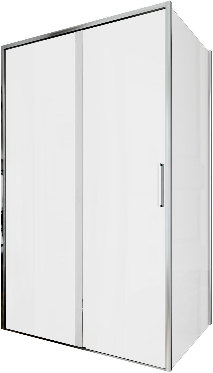Детальная картинка товара «душевой уголок aquanet pleasure evo 120x90 ae65-120x90-ct профиль хром, прозрачное стекло»