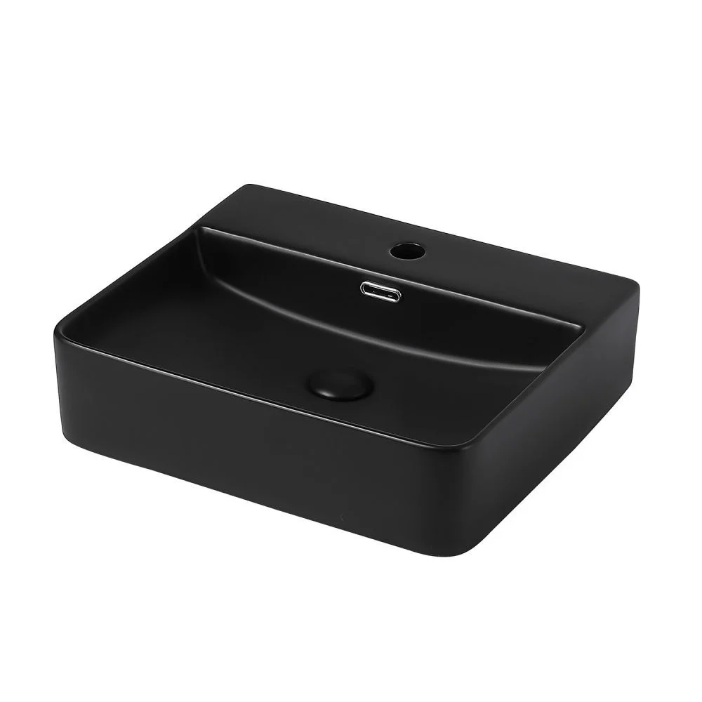 Раковина ABBER Rechteck AC2203MB накладная, черная матовая Раковина ABBER Rechteck AC2203MB накладная, черная матовая