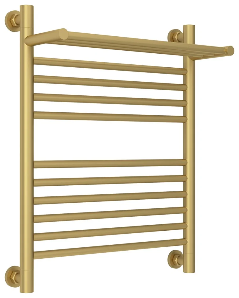 Полотенцесушитель водяной Сунержа Богема с полкой+ 600х500 032-0223-6050 Матовое золото