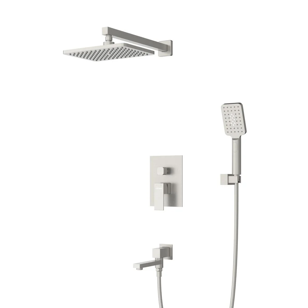 Душевая система CEZARES SLIDER-VDSET-IN встраиваемая, со шлангом, с держателем, сатин Душевая система CEZARES SLIDER-VDSET-IN встраиваемая, со шлангом, с держателем, сатин