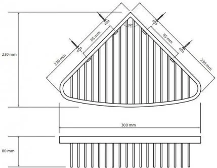 Полка Bemeta CYTRO 146208332 Полка Bemeta CYTRO 146208332