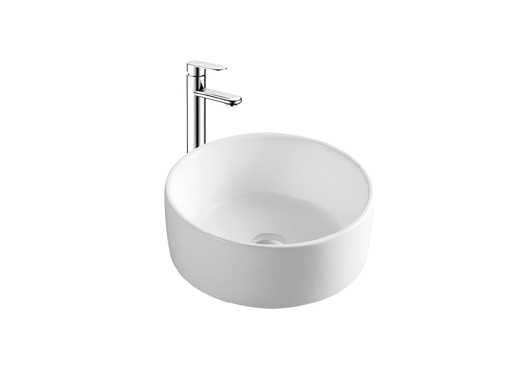 Раковина Aquatek AQ5118-MW 400x400x165, матовый белый, накладная Раковина Aquatek AQ5118-MW 400x400x165, матовый белый, накладная