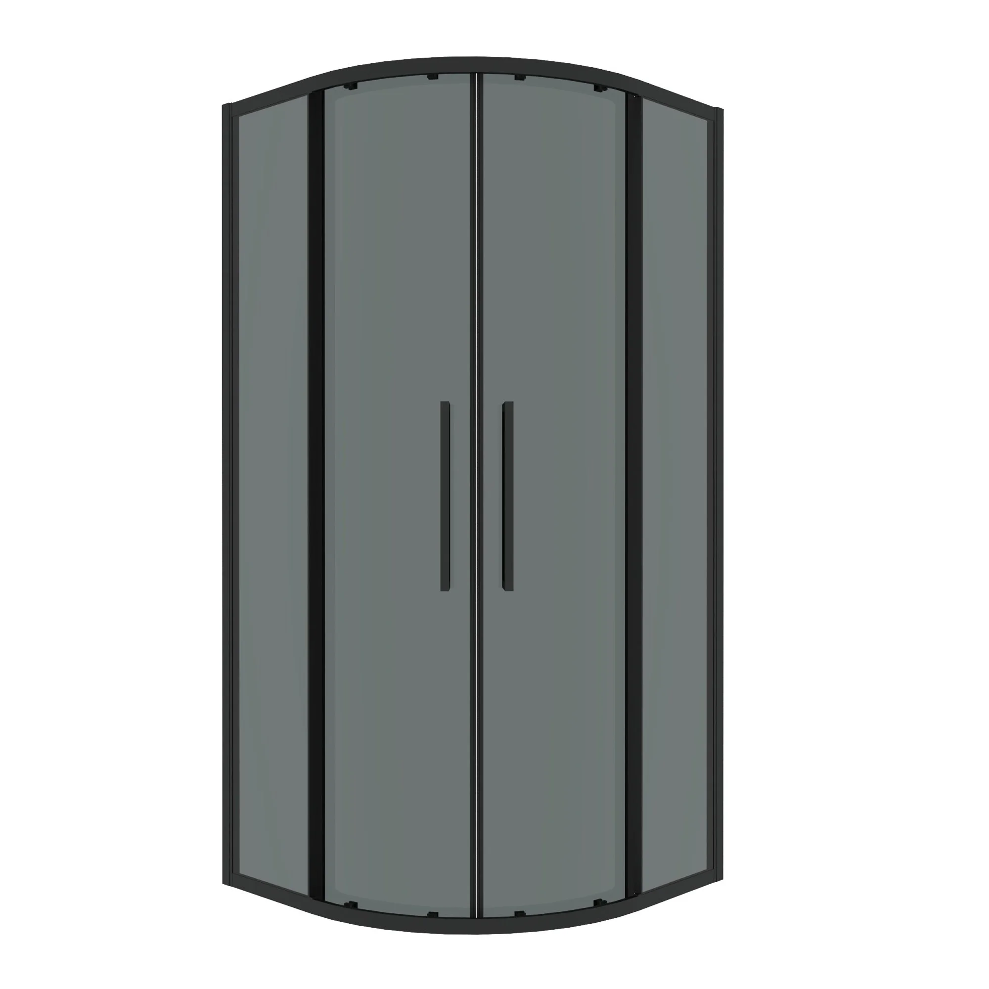 Душевой уголок GROSSMAN Cosmo 301.K33.02.9090.21.10 (90x90x195) полукруг,раздвижн,черн.матов,стекло тонирован Душевой уголок GROSSMAN Cosmo 301.K33.02.9090.21.10 (90x90x195) полукруг,раздвижн,черн.матов,стекло тонирован