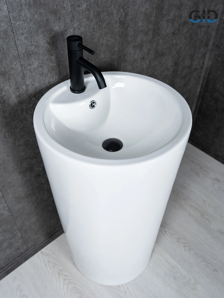 Раковина Gid Nb135 81102 напольная белая 46x46x86 Раковина Gid Nb135 81102 напольная белая 46x46x86