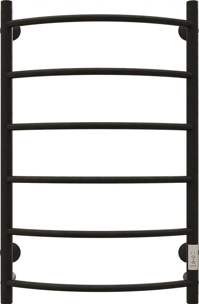 Полотенцесушитель электрический EWRIKA Сафо ПР1 80х50, черный 485630