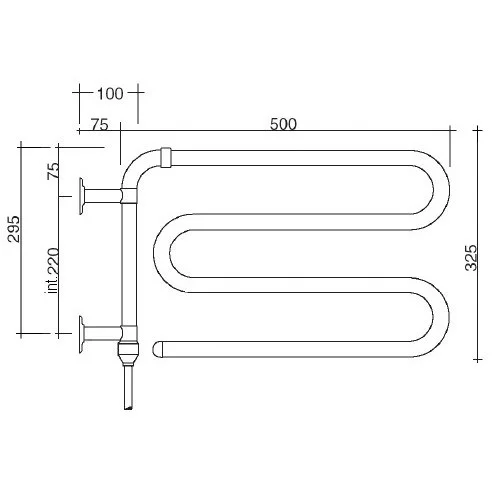 Полотенцесушитель электрический Margaroli Arcobaleno 610OBC, старая бронза Полотенцесушитель электрический Margaroli Arcobaleno 610OBC, старая бронза
