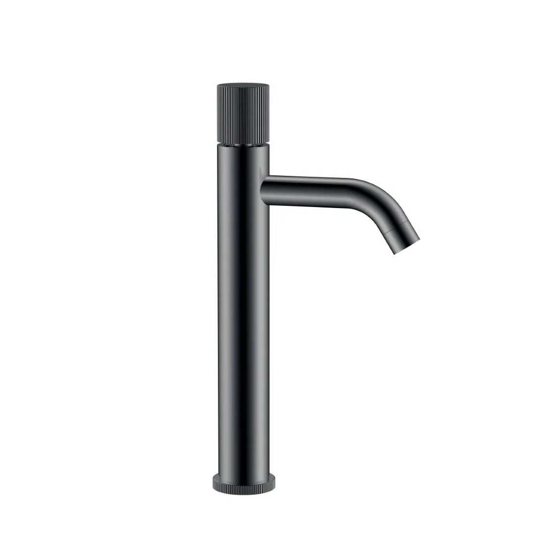 Смеситель для раковины Boheme STICK SHINE GUN METAL LINEA 122-SGM.3 Смеситель для раковины Boheme STICK SHINE GUN METAL LINEA 122-SGM.3