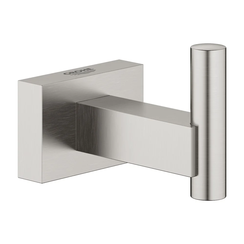 Крючок GROHE Essentials Cube, суперсталь (40511DC1) Крючок GROHE Essentials Cube, суперсталь (40511DC1)