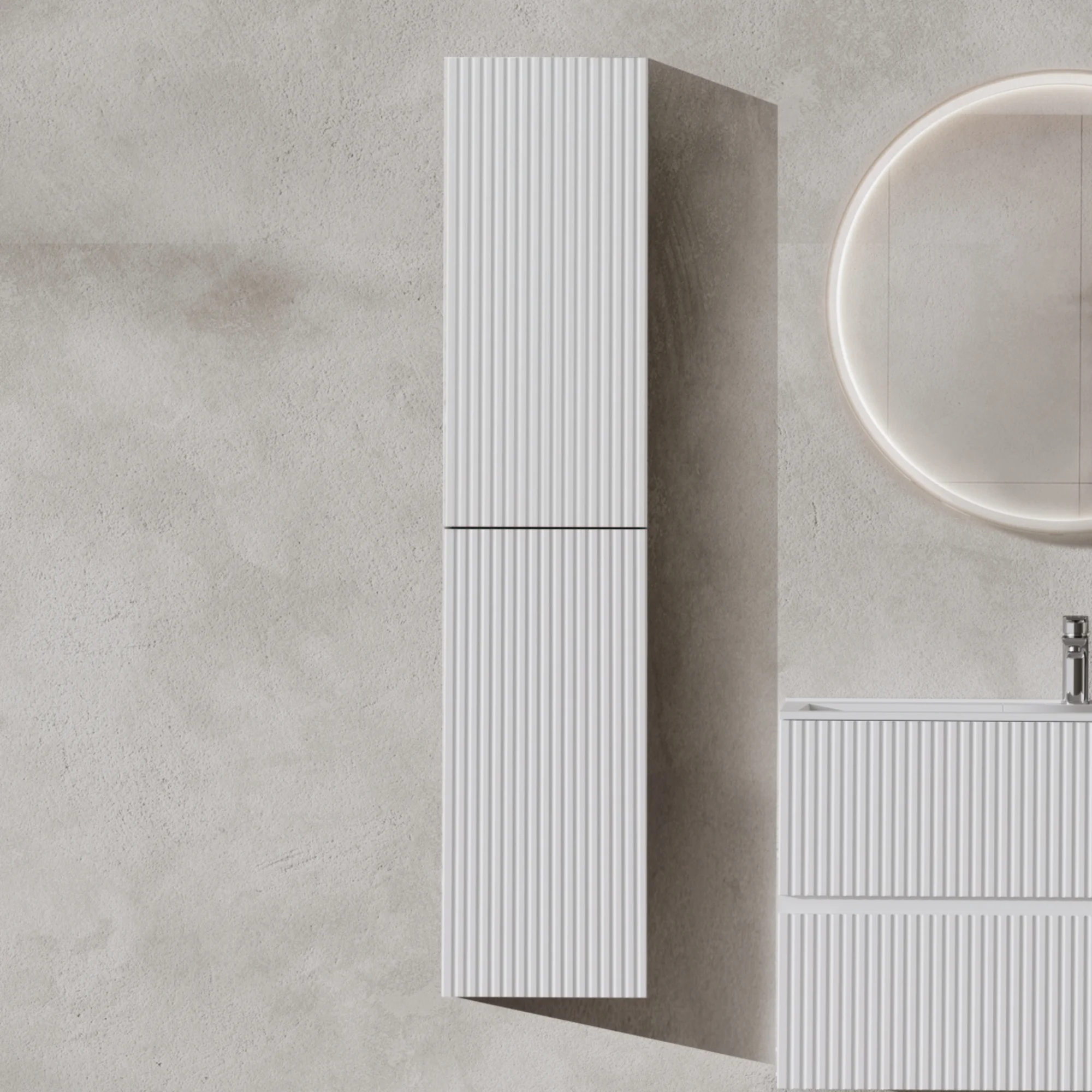 Шкаф-пенал Aquanet Джейн 35 00313289 белый матовый Шкаф-пенал Aquanet Джейн 35 00313289 белый матовый