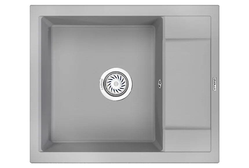 Кухонная мойка Granula 6002, АЛЮМИНИУМ, кварц 600х500 Кухонная мойка Granula 6002, АЛЮМИНИУМ, кварц 600х500