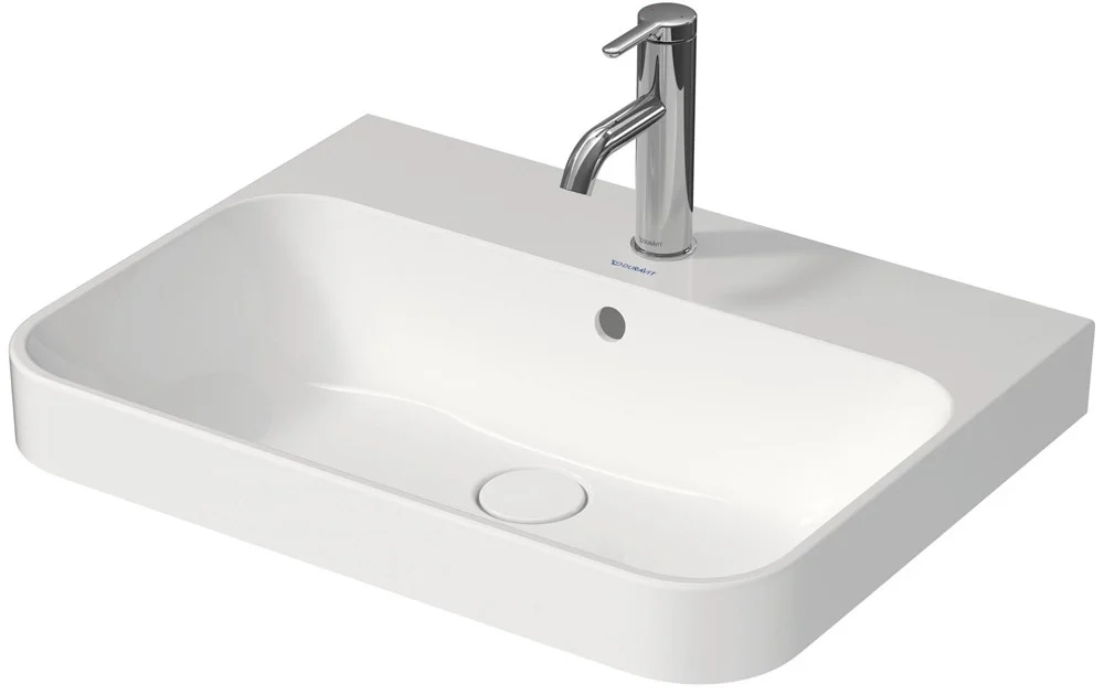 Раковина Duravit Happy D.2 Plus 2360600060 60х46 см без отверстия Раковина Duravit Happy D.2 Plus 2360600060 60х46 см без отверстия
