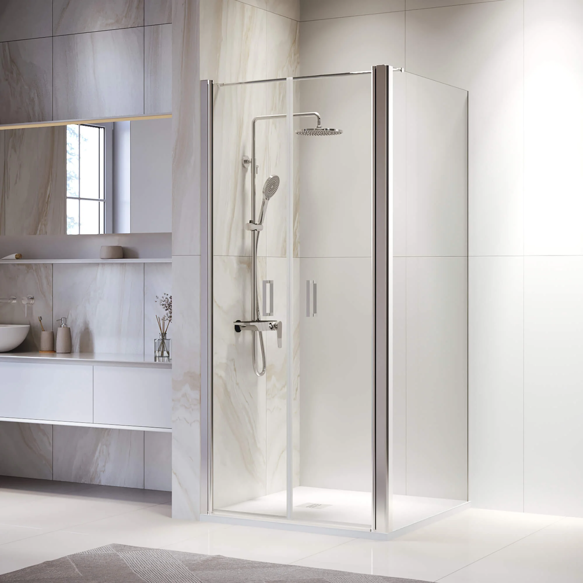 Душевой уголок RGW PA-134 (PA-104+Z-050-2+O-104) 900x900 мм 060813499-011 хром Easy Clean Душевой уголок RGW PA-134 (PA-104+Z-050-2+O-104) 900x900 мм 060813499-011 хром Easy Clean