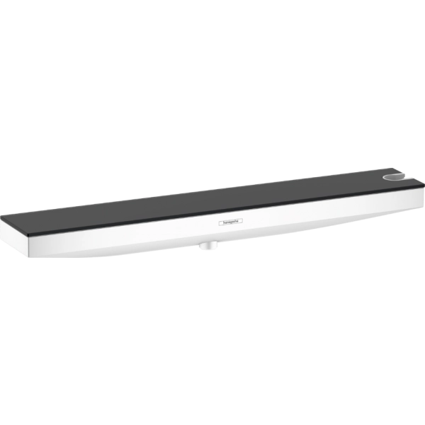 Шланговое подключение Hansgrohe Porter 500 с полкой, правый 26858700, матовый белый Шланговое подключение Hansgrohe Porter 500 с полкой, правый 26858700, матовый белый