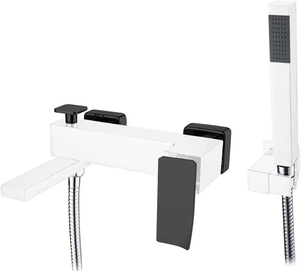 Смеситель для ванны Boheme 143-WB.2 White Black.2 Смеситель для ванны Boheme 143-WB.2 White Black.2