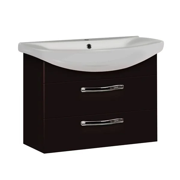 Тумба с раковиной Aquaton Ария 80 М (1A1408K0AA430) темно-коричневый Тумба с раковиной Aquaton Ария 80 М (1A1408K0AA430) темно-коричневый