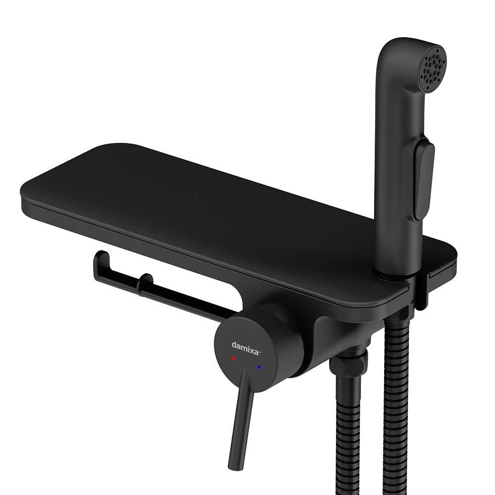 Гигиенический душ Damixa Jupiter 773500301 встраиваемый, черный Гигиенический душ Damixa Jupiter 773500301 встраиваемый, черный