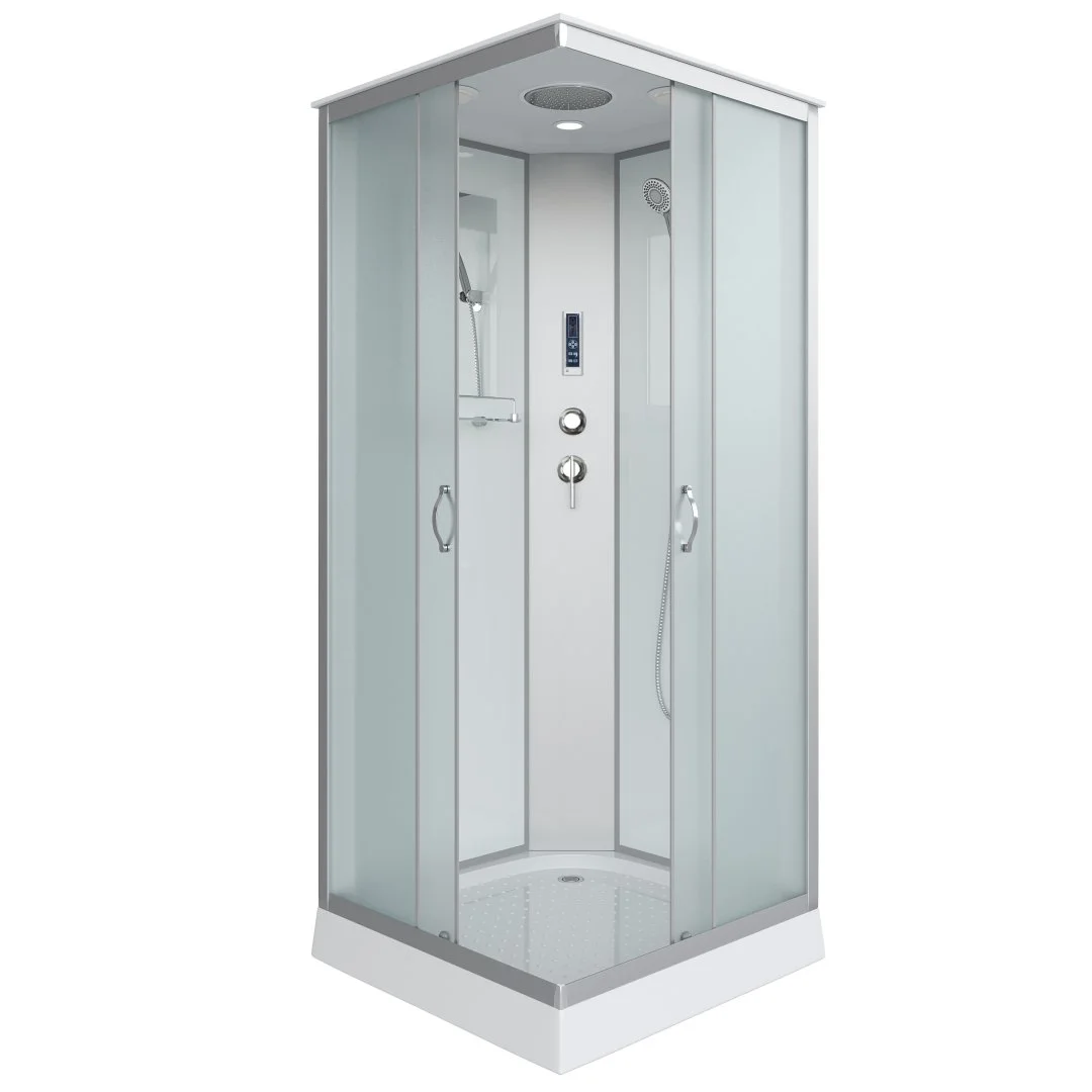 Душевая кабина Niagara Classic NG-1101-14P (900х900х2150) низкий поддон (13см) стекло матовое с полкой 11011423P Душевая кабина Niagara Classic NG-1101-14P (900х900х2150) низкий поддон (13см) стекло матовое с полкой 11011423P